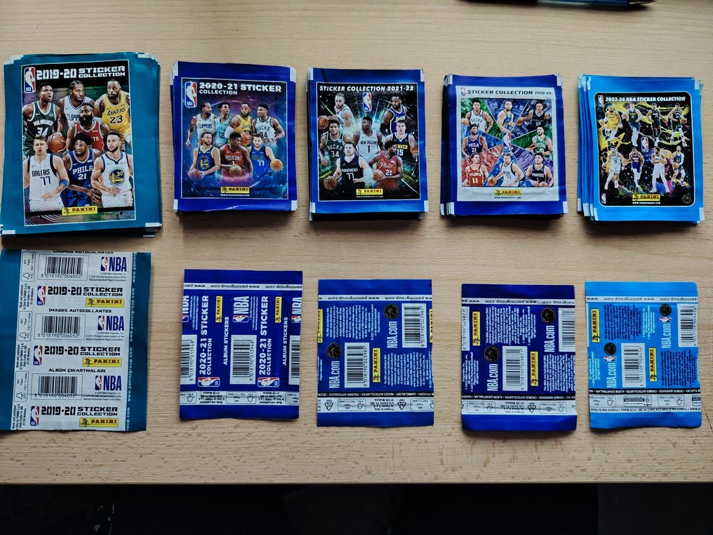 2019/20, 2020/21, 2021/22, 2022/23, 2023/24 Panini NBA LeBron James, 50 Sealed Pack - Erinomainen (EX) #1.0