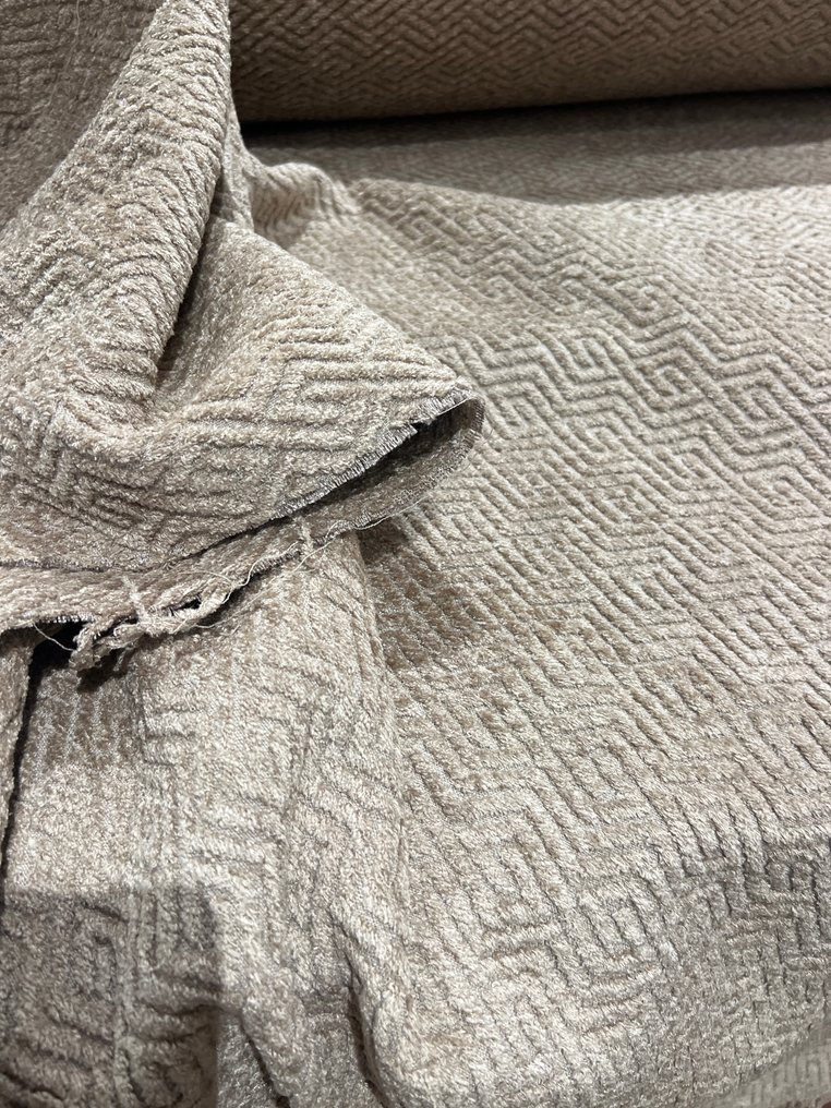 Decortex Firenze ciniglia pesante misto lino 1000 x 140 - Möbeltyg - 1000 cm - 140 cm #1.0