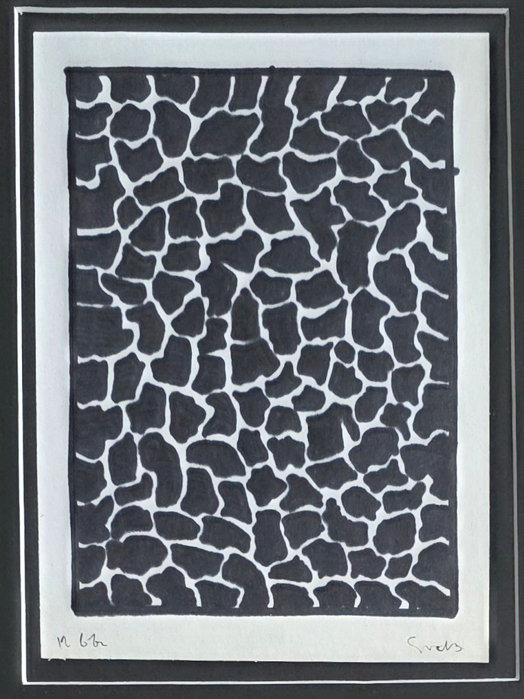 Siep Van Den Berg (1913-1998) - Tango - one line drawing #1.0