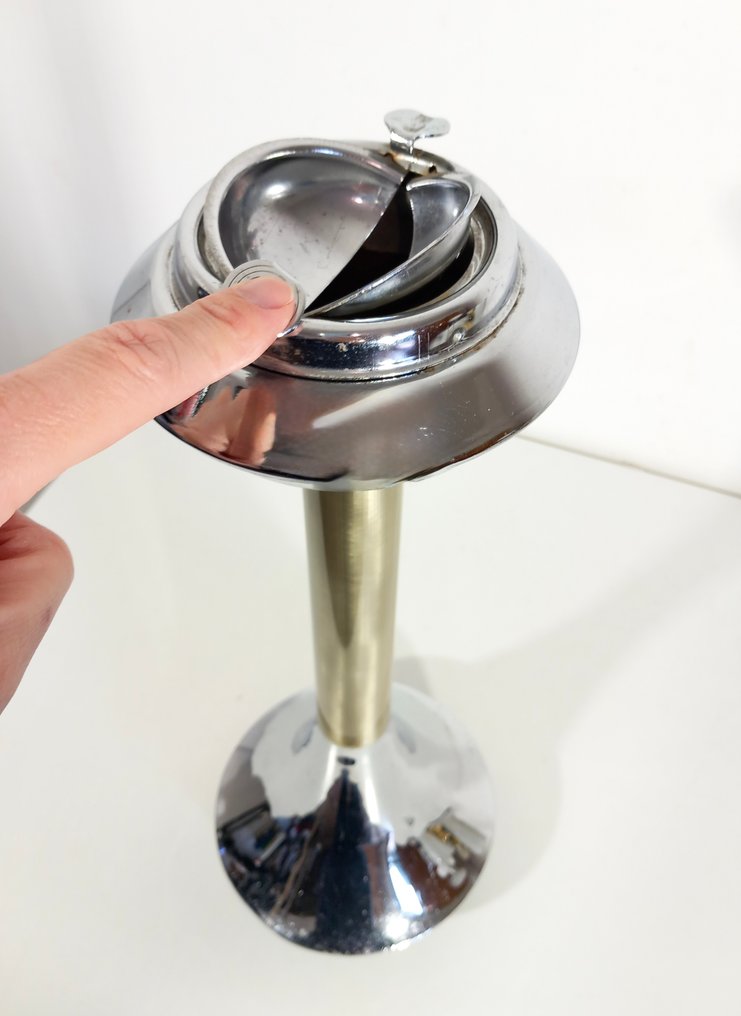 Cendrier - Acier chromé - Design de l'ère spatiale 1960 #3.2