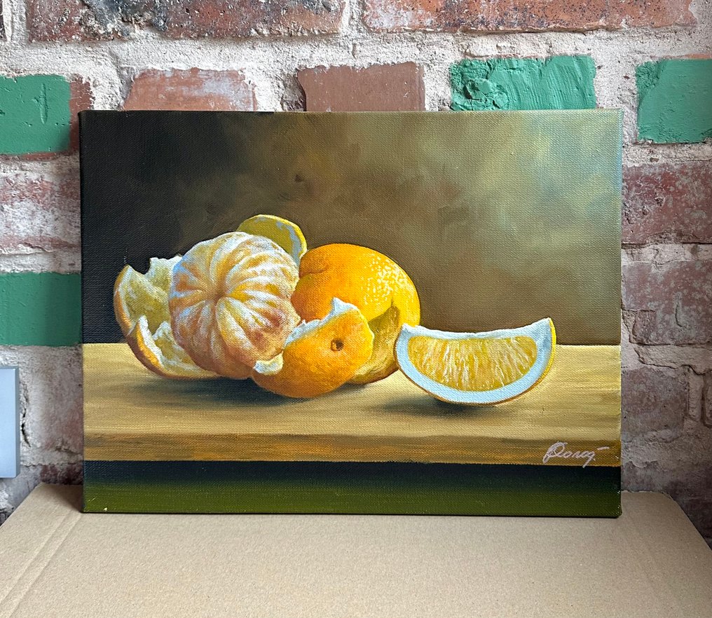 Sergey Kolodyazhniy (XX-XXI) - Still life with oranges #1.0