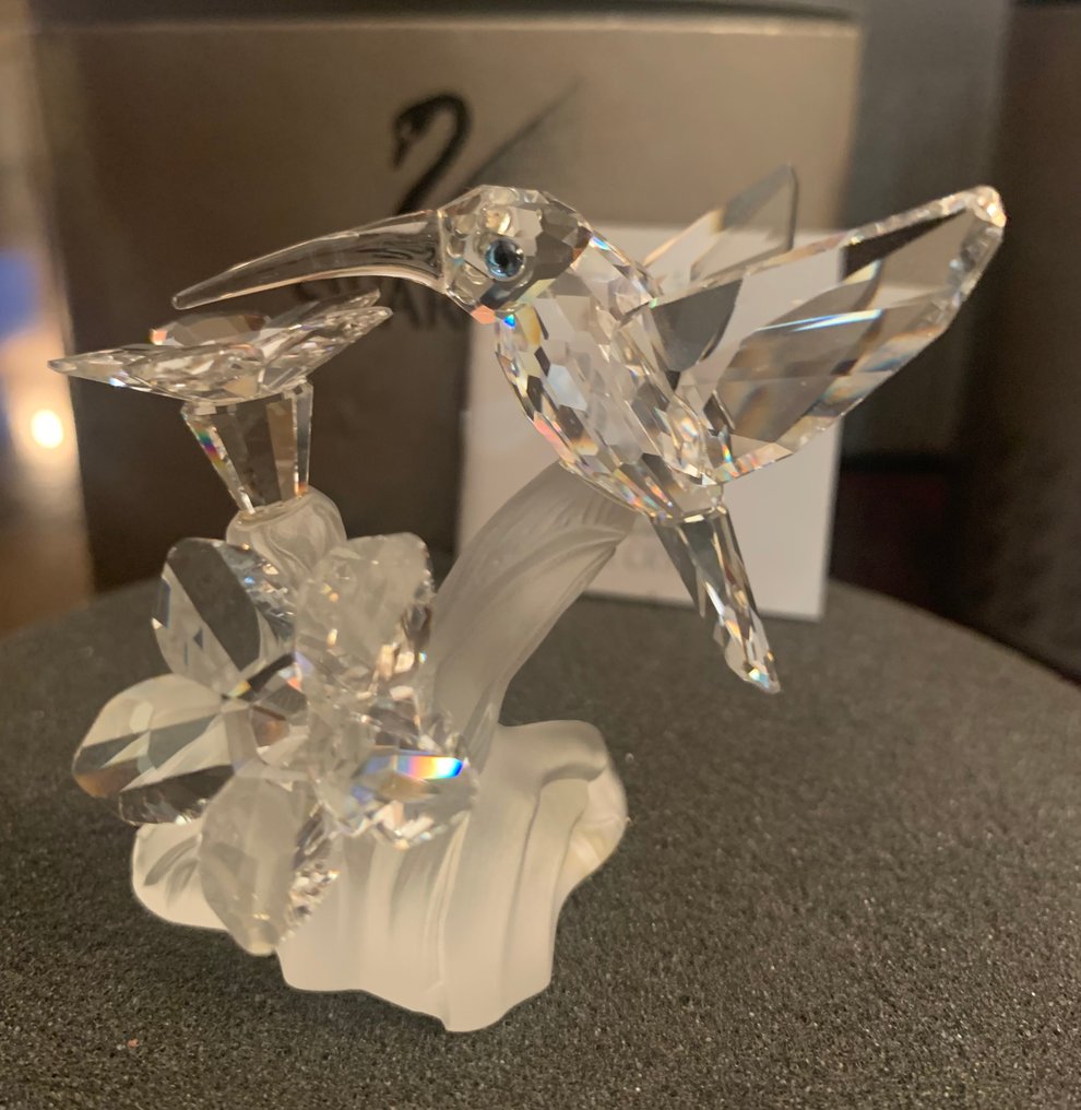 Swarovski - Swarovski - Γλυπτό, Hummingbird - 166184 - Box + Certificate - 6 cm - Κρύσταλλο #1.0