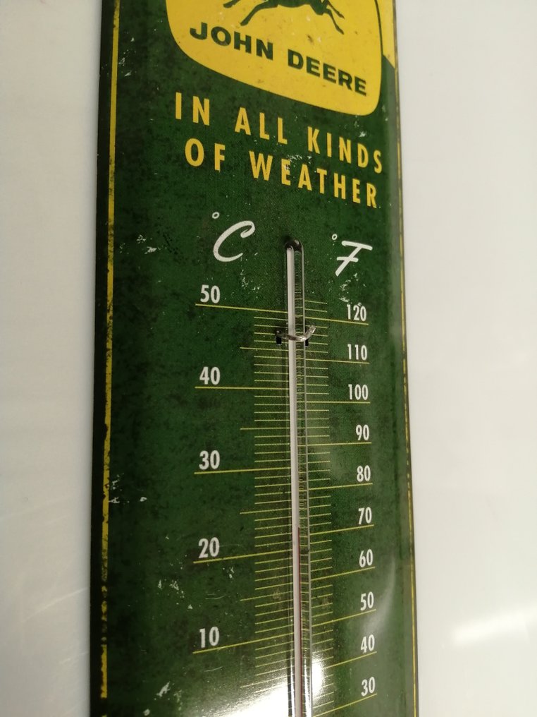 复古风格温度计 - 广告标牌 - 铝, 玻璃 #2.1