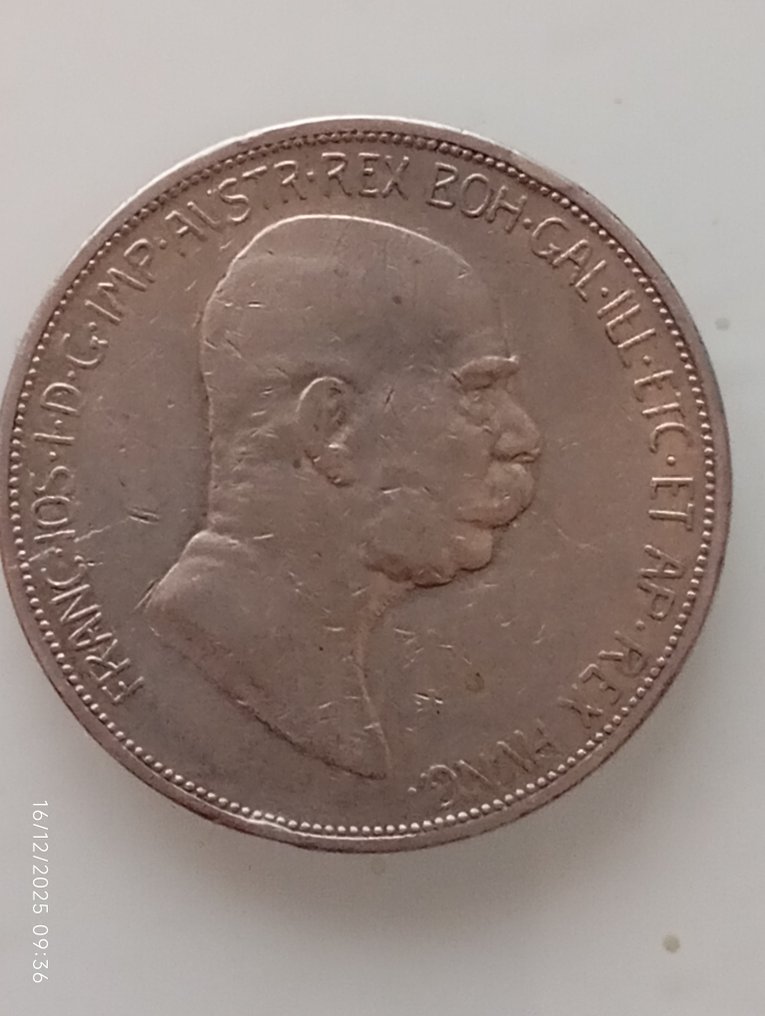 Austria. Franz Joseph I. 5 Corona 1909  (No reserve price) #4.3