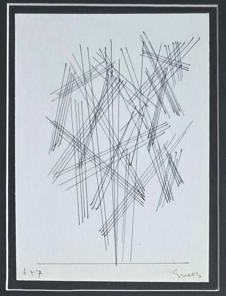 Siep Van Den Berg (1913-1998) - PEOPLE = Abstracte compositie #1.0