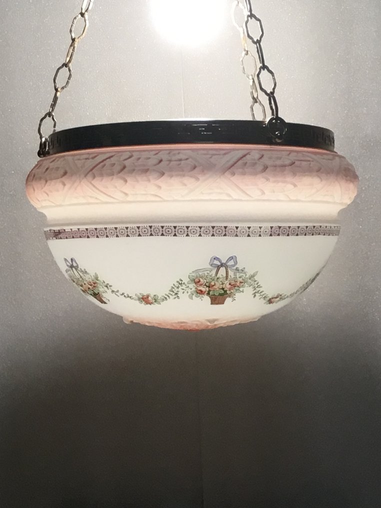 Függő lámpa - Aranyozott sárgaréz - Art Déco csillár #1.0