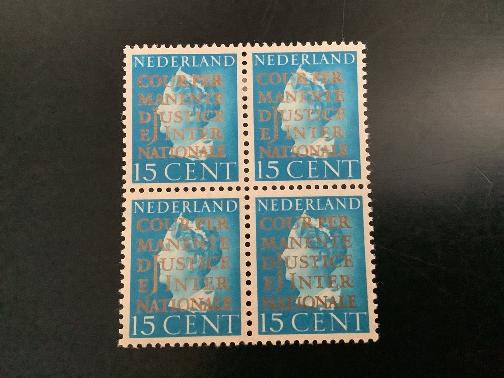 Netherlands 1940/1940 - Permanent Court of International Justice in gold - NVPH D16-D19 #3.2