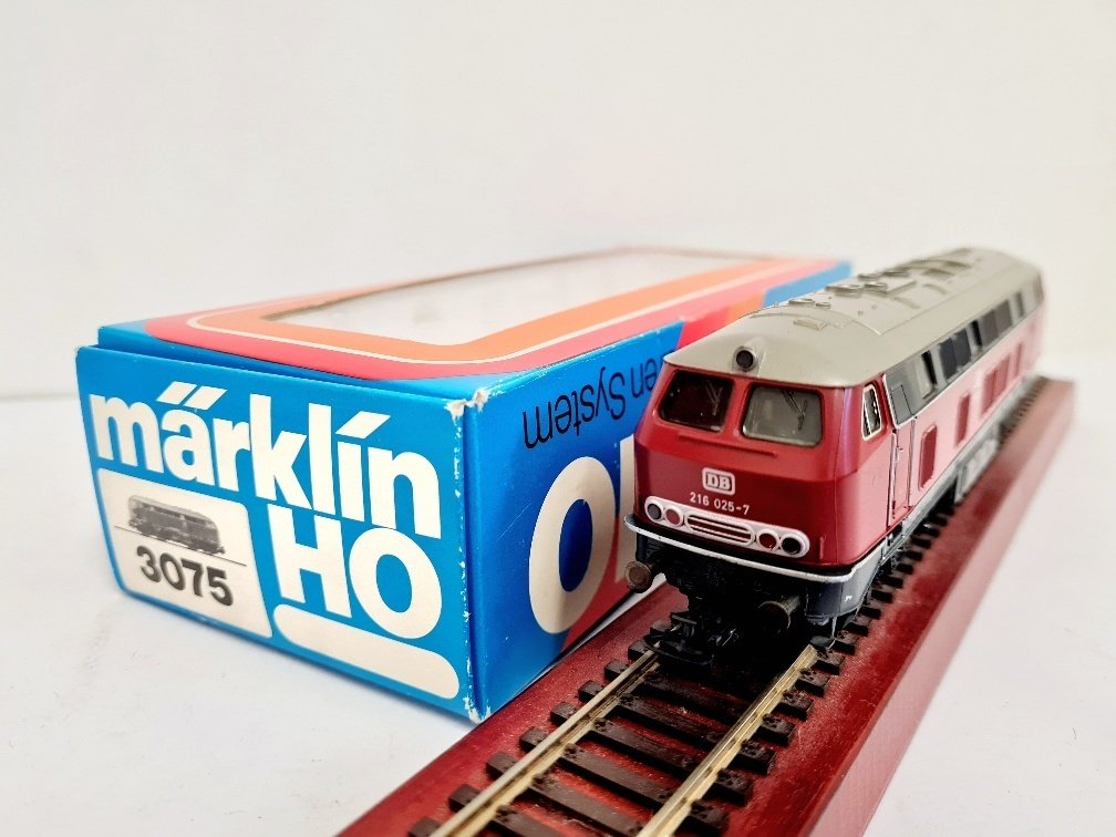 Märklin H0 - 3075 - Dieselhydraulisk lokomotiv (1) - V216 025-7 - DB #1.0