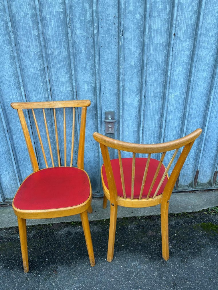 Scaun - Lemn, Textile, Plastic - Doi scaune #3.2