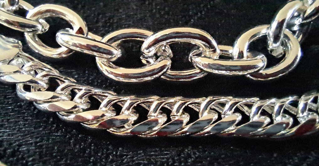 Sin precio de reserva - Collar Plata - 3 collares nuevos #3.2