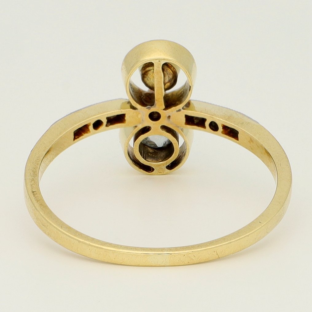 χωρίς τιμή ασφαλείας - Δαχτυλίδι - 18 καράτια Κίτρινο χρυσό Διαμάντι (Φυσικό)  - Parel #3.2