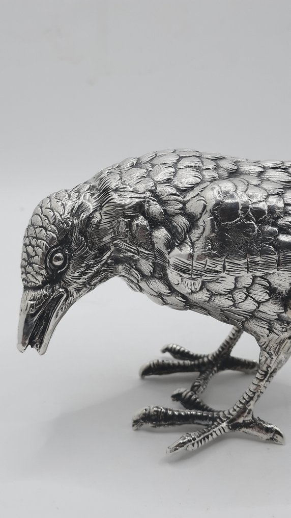 Centrepiece - bird - .925 silver #1.0