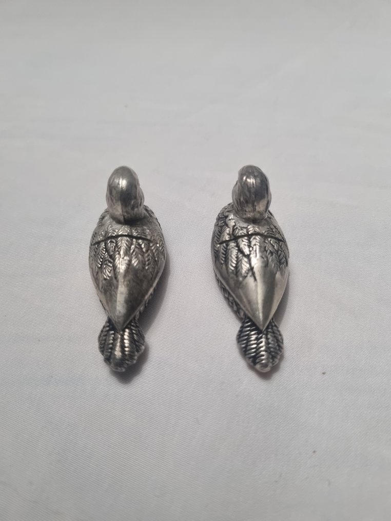 Siléa - Siléa - Poggiacoltello (12) - Porte-nom canards - metallo argentato #3.2