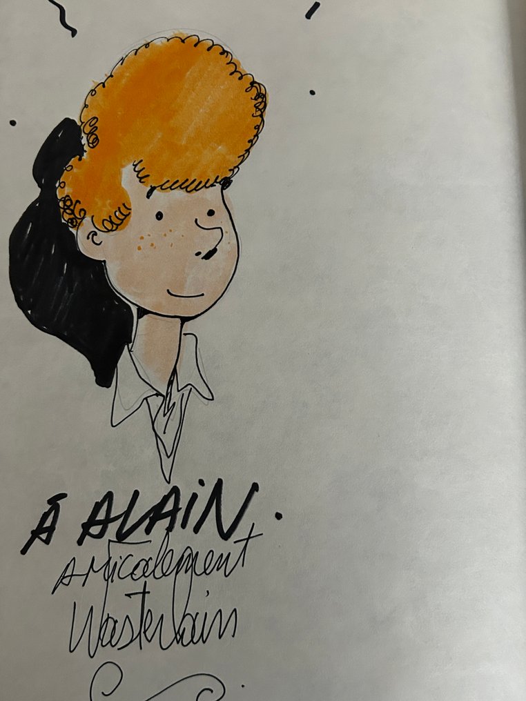 Jeannette Pointu T7 - Le Dragon vert + dédicace couleur - C - 1 Album - Utánnyomás - 1987 #1.0