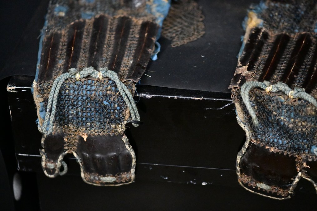 Κατάνα - Μέταλλο, Ξύλο - Ιαπωνία - Είδη σαμουράι - Κωτί προστασία των χεριών από αντίκα θωράκιση σαμουράι εποχής Edo. #2.1