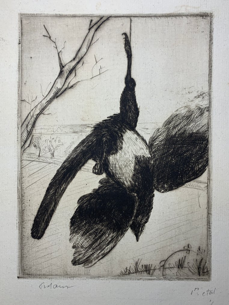 Jean Frélaut (1879-1954) - La pie morte #1.0