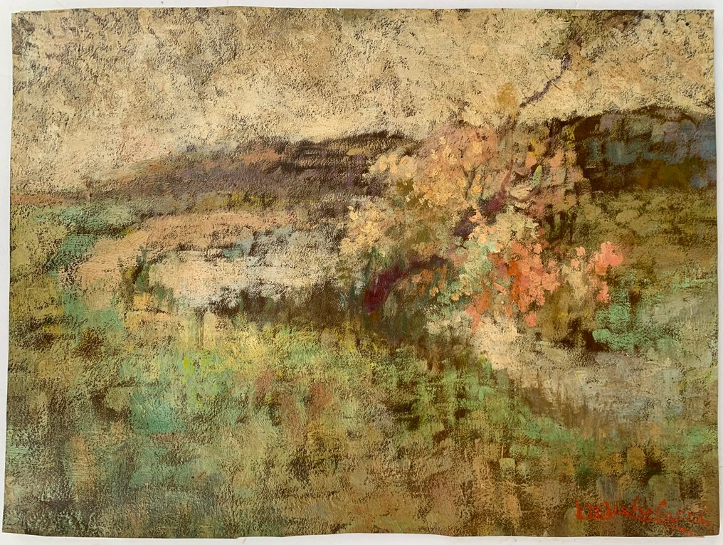 Luigi Michelacci (1879-1959) - Paesaggio toscano #1.0