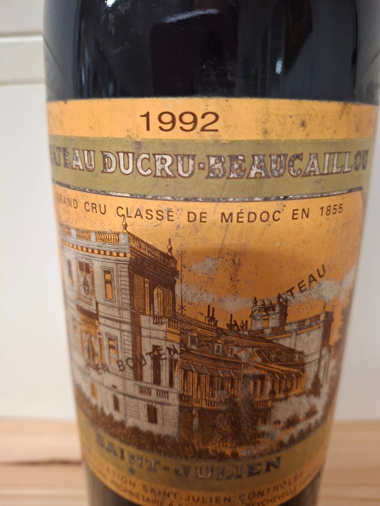 1992 Château Ducru-Beaucaillou - 聖朱利安 Grand Cru Classé - 1 Bottle (0.75L) #2.1
