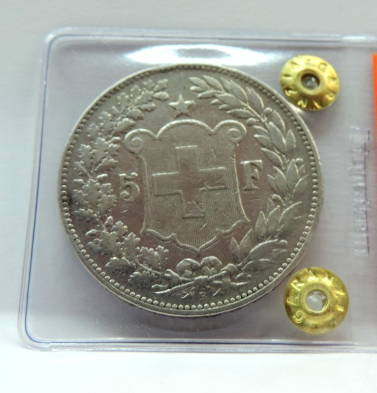 Zwitserland. 5 Francs 1892 "Testa laureata"  (Zonder minimumprijs) #1.0