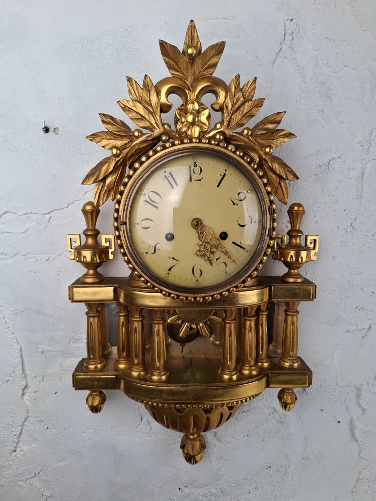 卡特尔时钟 -   木, 黄铜 - 1950-1960 #2.1