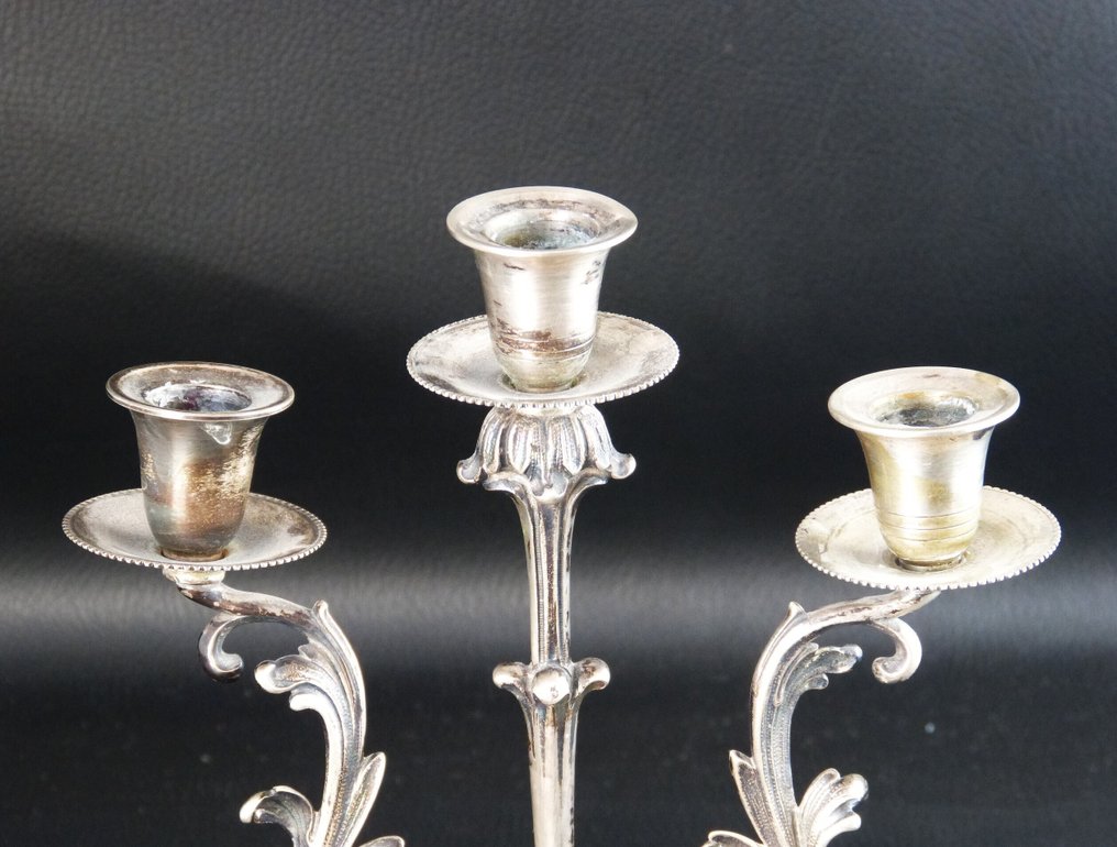 Portacandela a tre bracci, non riempito - .800 argento #2.1