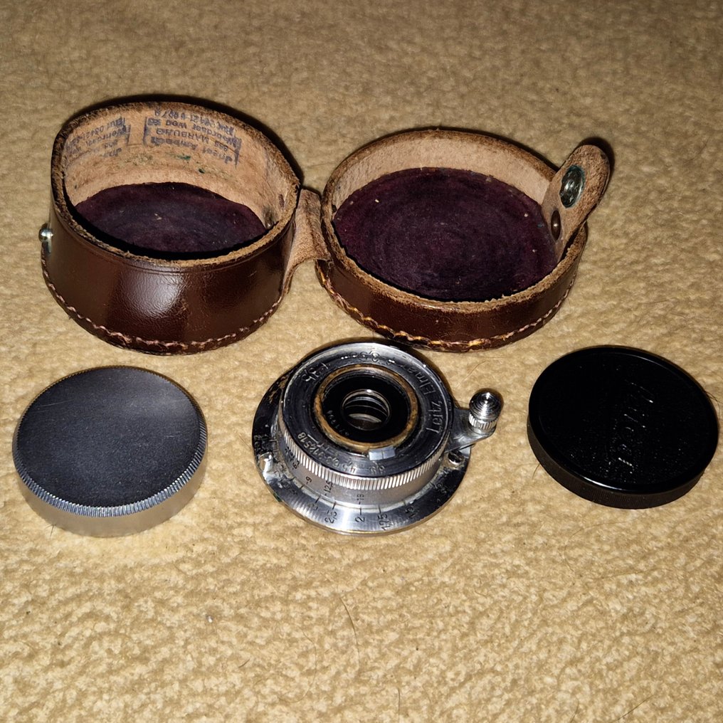 Leica, Leitz Elmar f=3.5cm 1:3.5, M39, Chrome Analogue camera #1.0