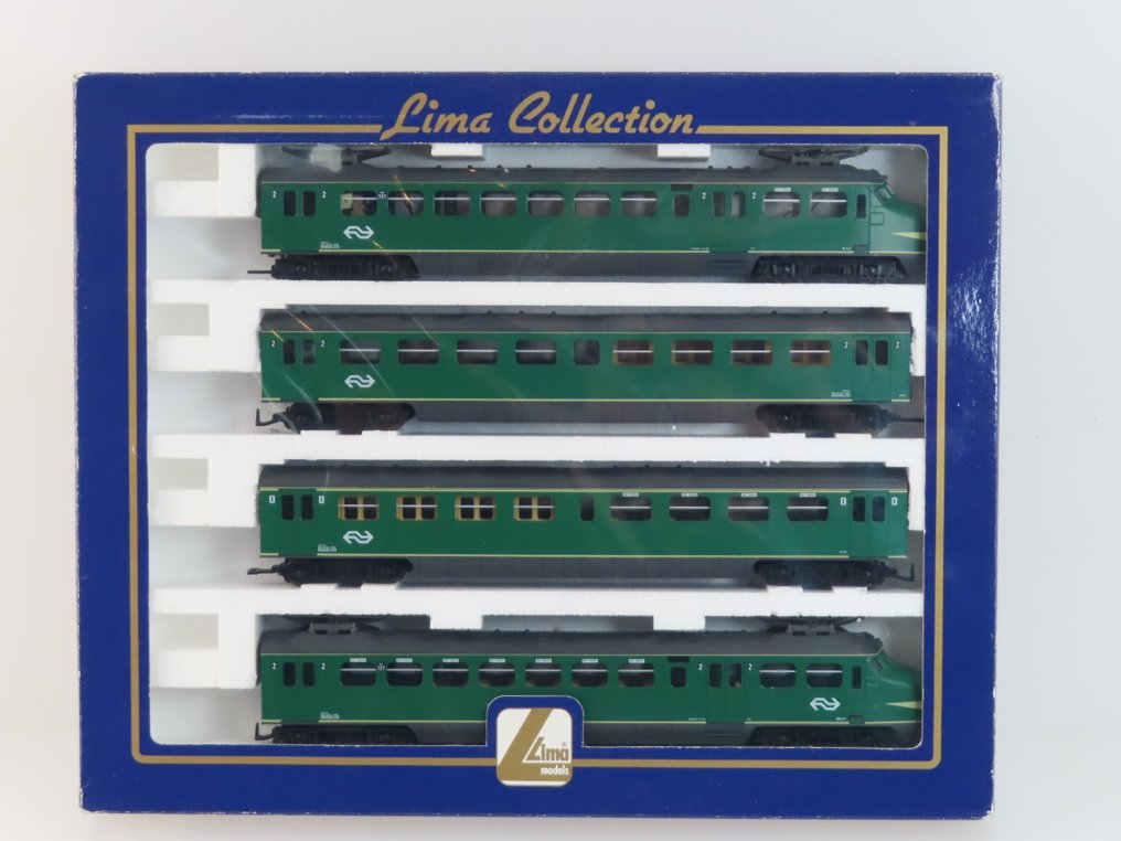 Lima H0 - L149703 - Train unit (1) - 4-car electric train set Mat '54 'Hondekop' - NS #4.3