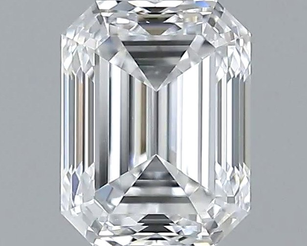 Nincs minimálár - 1 pcs Gyémánt  (Természetes)  - 0.51 ct - Smaragd - D (színtelen) - IF - Amerikai Gemmológiai Intézet (GIA) - *EX VG* #1.0