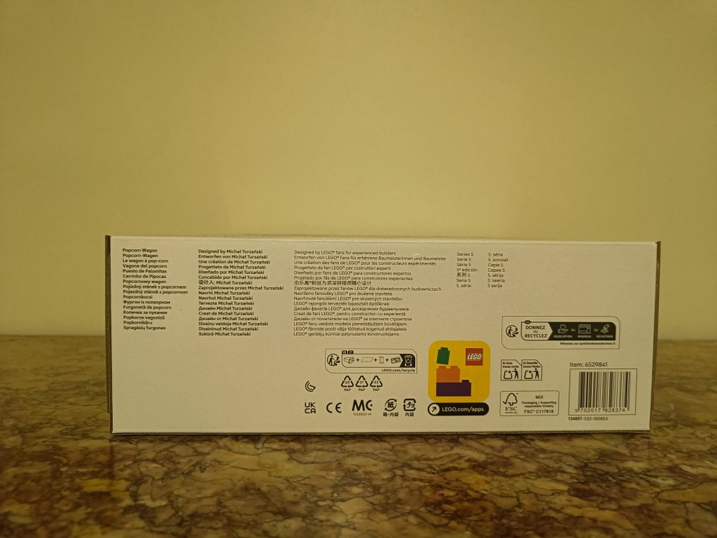 Lego Set - 910052 - BrickLink Designer Program - Popcorn Wagon #3.2