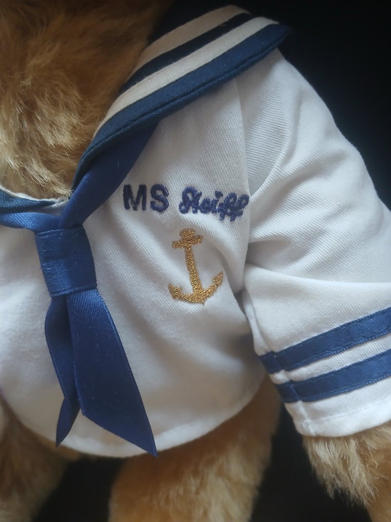 Steiff - Φιγούρα - Steiff matrozenbeer - Textile, Γούνα, Βαμβάκι #2.1