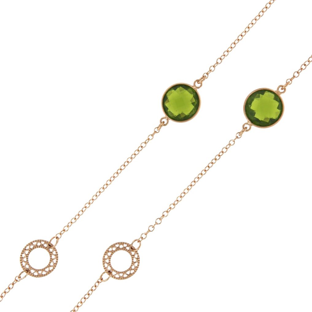 Senza prezzo di riserva - Zoccai - Collana Argento - Pietre Semi-Preziose #1.0