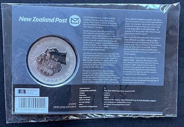 New Zealand. 1 Dollar 2010 Kiwi 1 Troy ounce .999 Oplage 12.500 stuks wereldwijd (No reserve price) #1.0