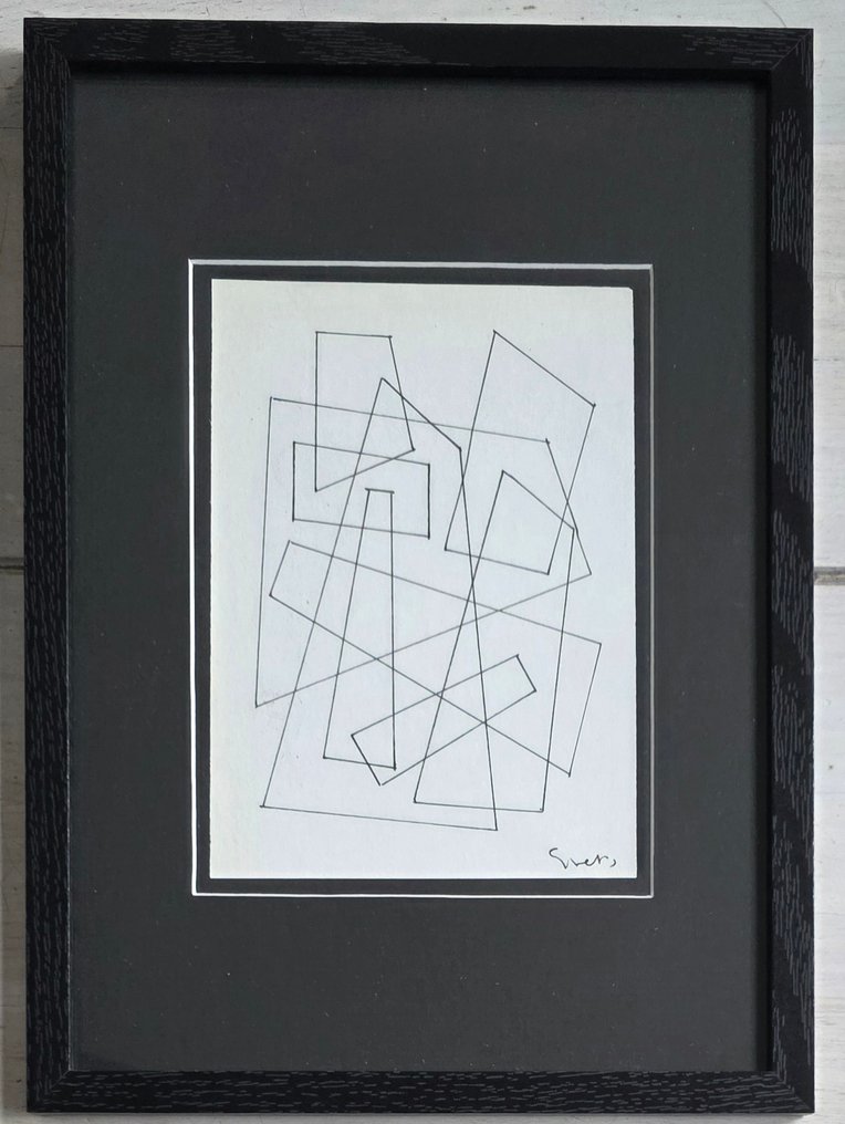 Siep Van Den Berg (1913-1998) - Geometrische compositie #1.0
