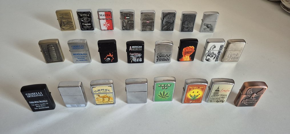 Unknown - χωρίς τιμή ασφαλείας - Αναπτήρας τσέπης - Χάλυβας (ανοξείδωτος) -  (24) #1.0