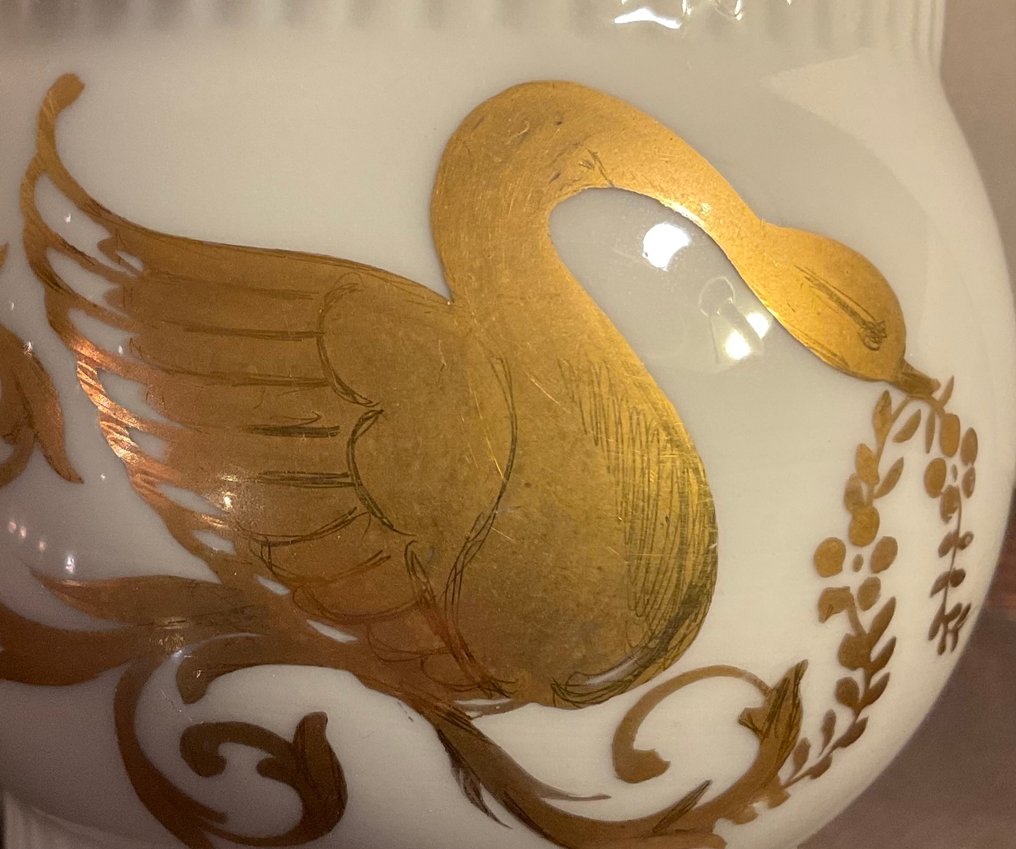 Limoges - Κουτί - Μέταλλο, Πορσελάνη, κουτί με μικροαντικείμενα - χειροποίητα ζωγραφισμένο με 24 καρατίων #2.1