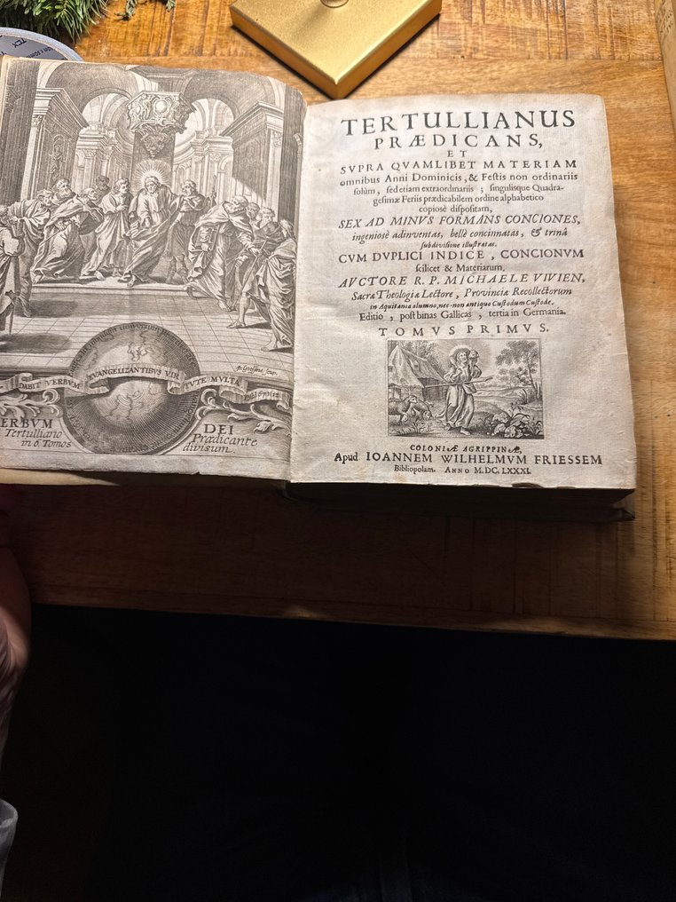 Tertullianus; R.P. Michaele Vivien (editor) - Tertullianus Praedicans - 1681 #1.0