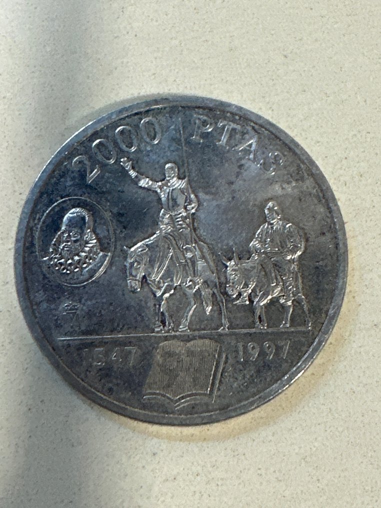 Spanien. 2000 Pesetas 1994/1997 (3 monedas)  (Ingen mindstepris) #3.2