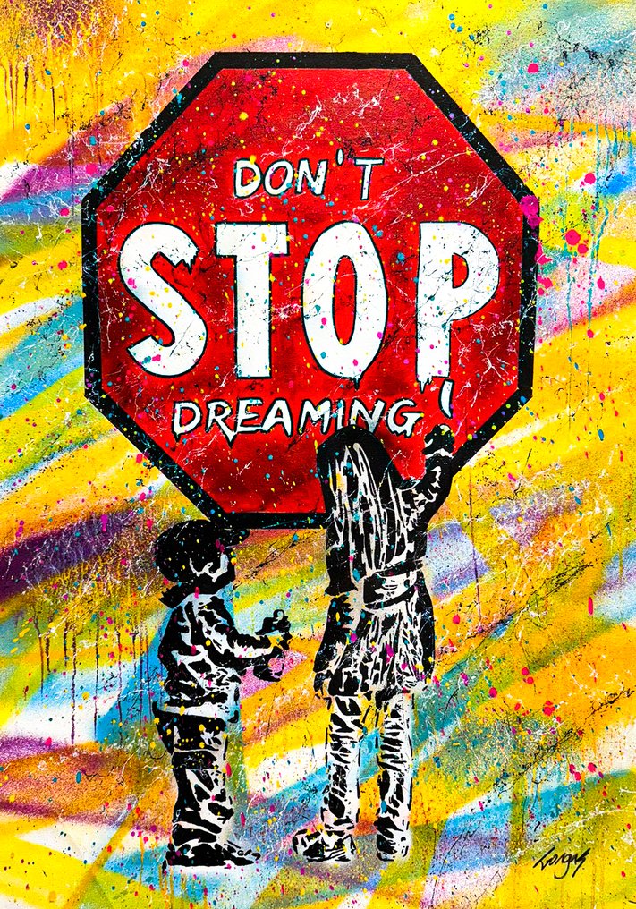Gongas (XX-XXI) - vs Banksy - Don´t Stop Dreaming - No Reserve XL #1.0