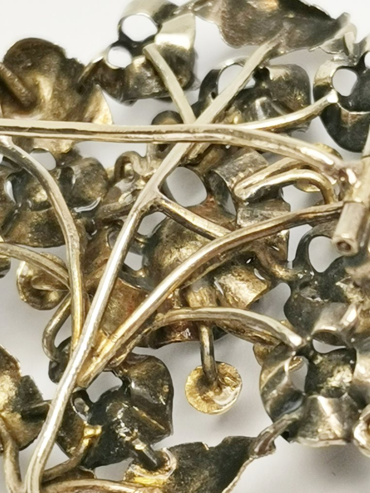 Καρφίτσα - 18 καράτια Κίτρινο χρυσό Διαμάντι (Φυσικό)  - Ισαβέλλινο 19ος αιώνας #1.0