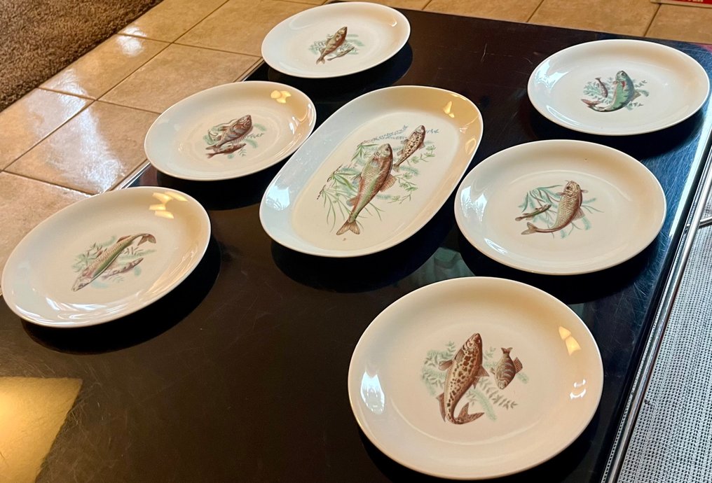 Vohenstrauss Johann Seltmann - Table service for 6 (7) - Porcelain - plate set #3.2
