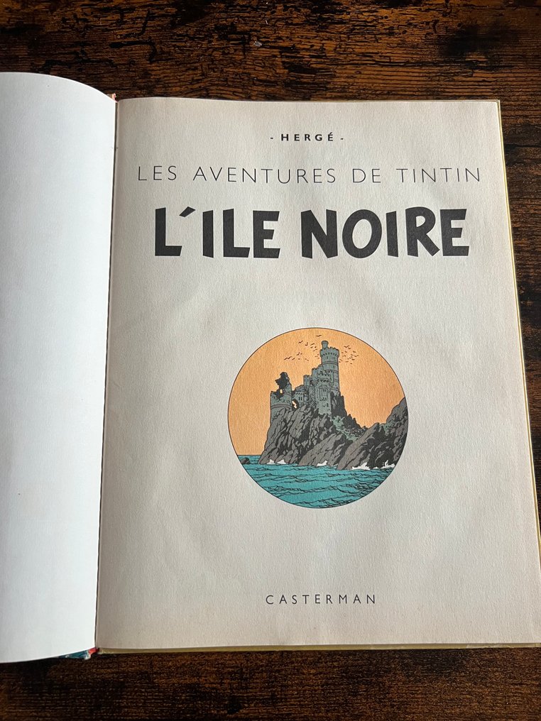Tintin T7 - L'île noire (B36) - Version Bob de Moor - C - 1 Album - Erstausgabe - 1966 #3.2
