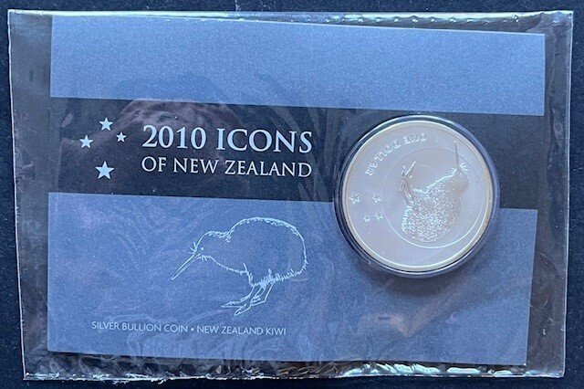 New Zealand. 1 Dollar 2010 Kiwi 1 Troy ounce .999 Oplage 12.500 stuks wereldwijd (No reserve price) #1.0