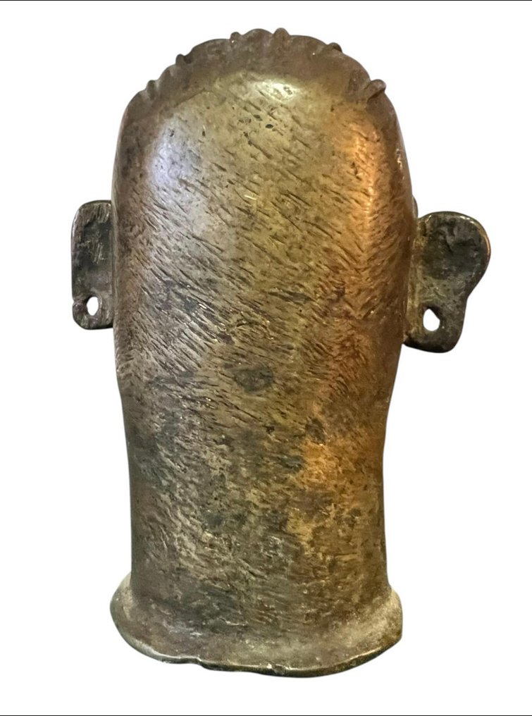 雕像 - Shiva Mukhalinga - 黄铜色 #4.3