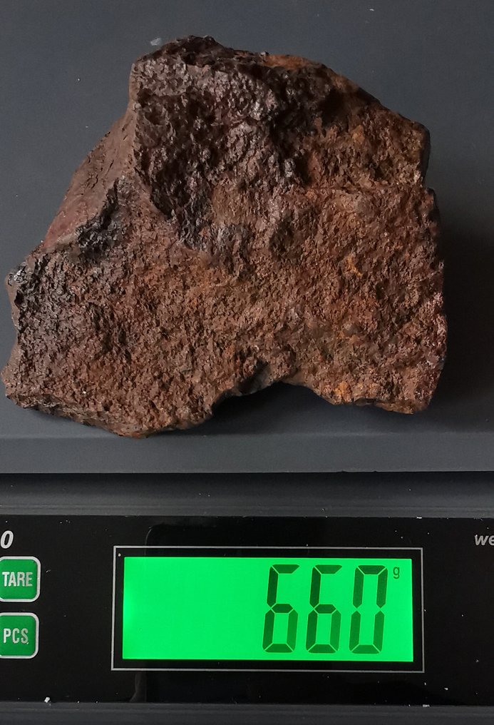 球粒隕石 NWA - 高度: 100 mm - 闊度: 90 mm - 660 g - (1) #3.2