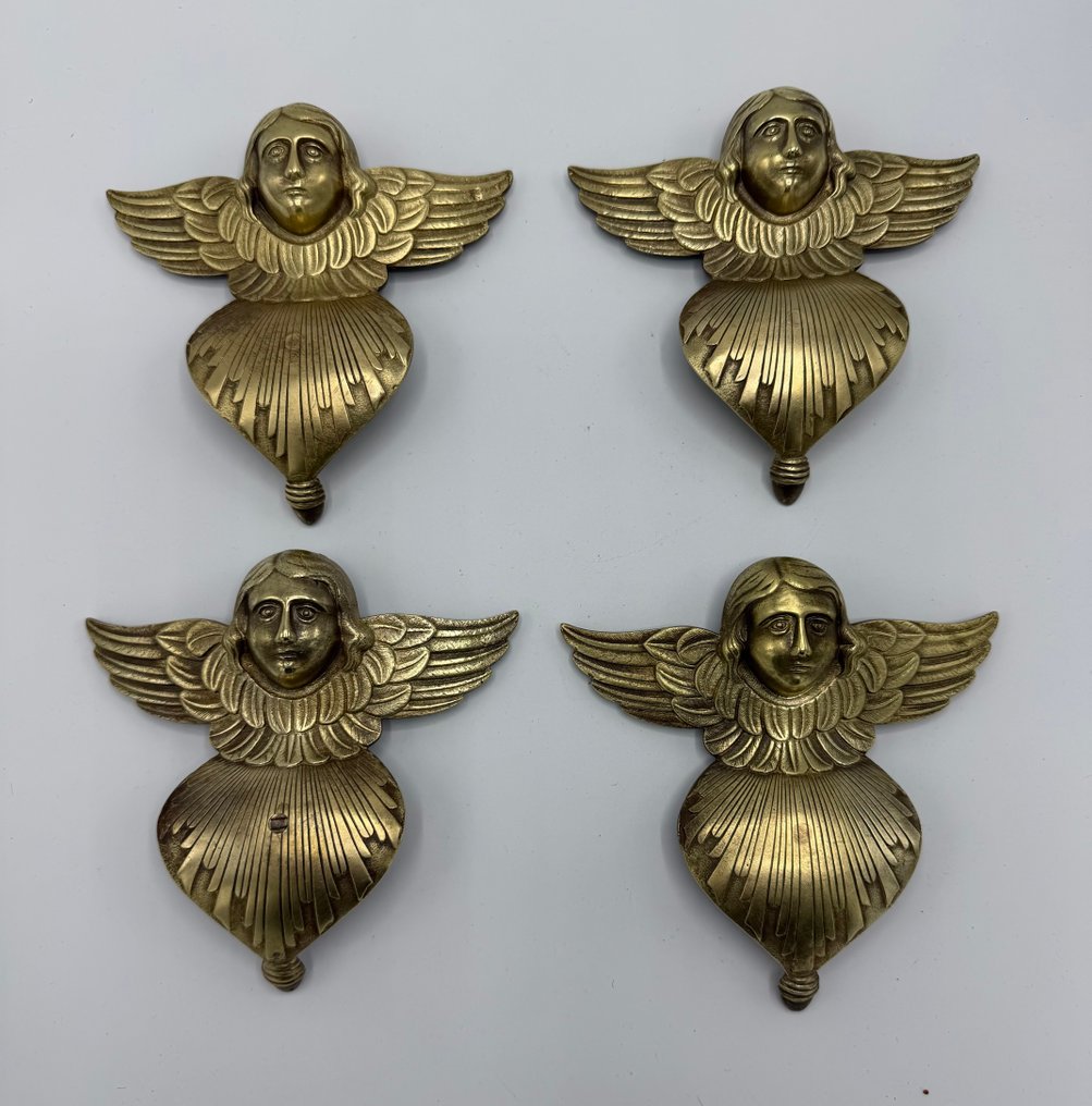 Religious objects (4) - Bronze - 1850-1900 - Winged angels #1.0