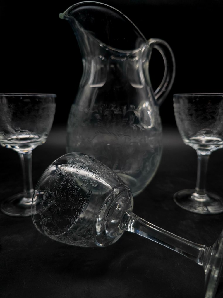 Cristalleria Empoli - 饮料用具 (6) - 花卉的 - 水晶 #1.0