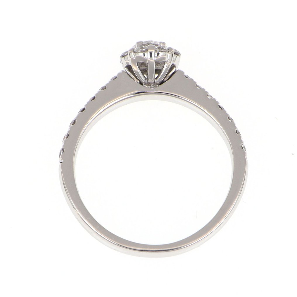 χωρίς τιμή ασφαλείας - Δαχτυλίδι - 18 καράτια Λευκός χρυσός Διαμάντι (Φυσικό)  - Διαμάντι #4.3