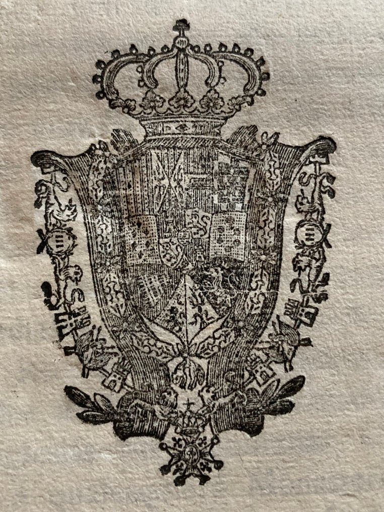 Manuscrito - Año 1801. Real cédula Rey Carlos IV. España. Madrid, Imprenta Real. - 1801 #1.0
