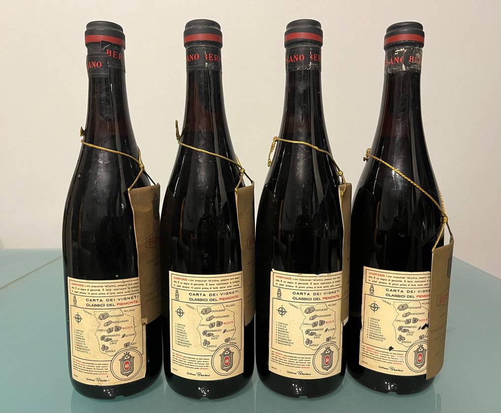 1969 Bersano - Barbaresco - 4 Bottles (0.72L) #1.0