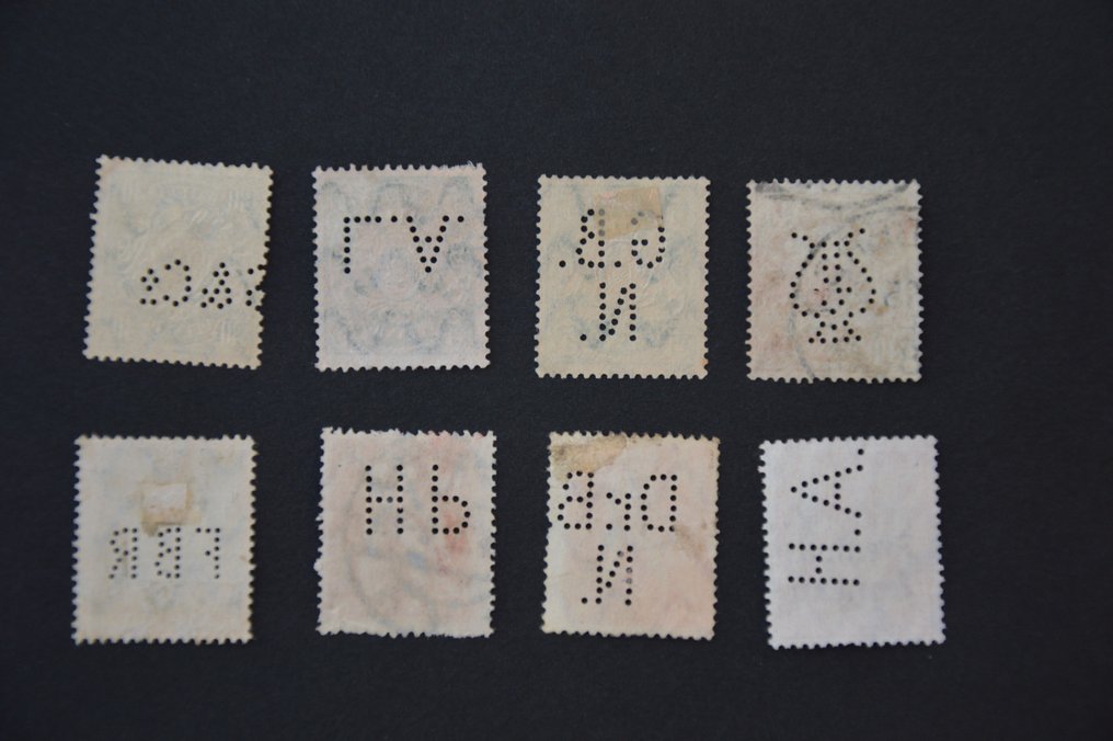 德国  - 218个Perfins收藏——巴伐利亚与德意志帝国 #3.2